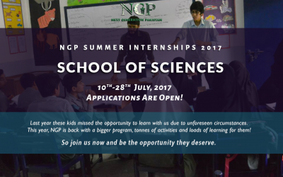 School of Sciences Summer Internship